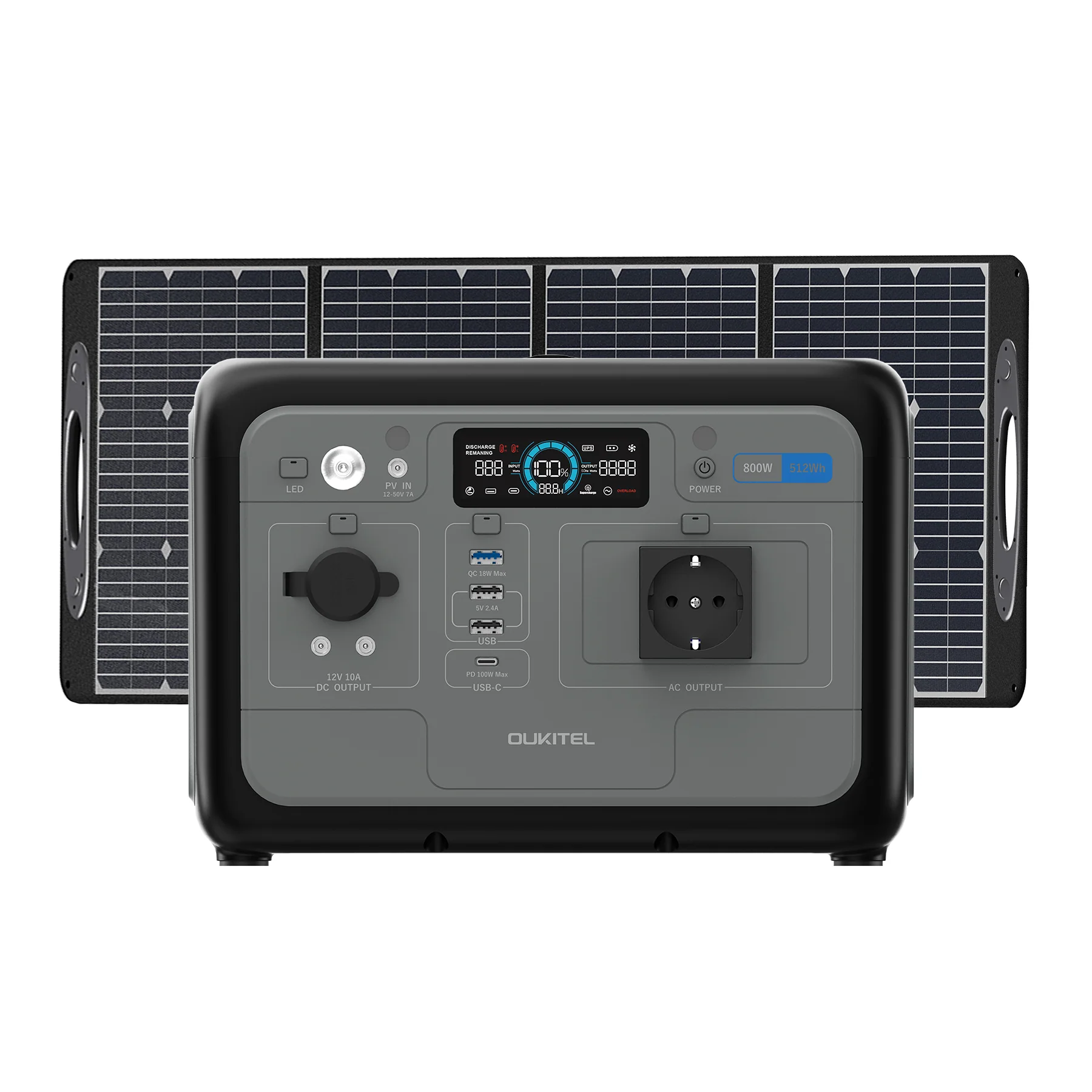 Portable Power Station 800W/512Wh